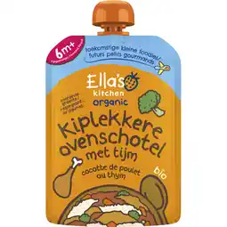 Albert Heijn Ella's kitchen Kiplekkere ovenschotel met rijst 6m+ aanbieding