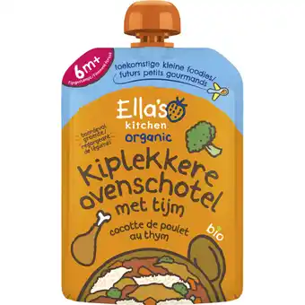 Albert Heijn Ella's kitchen Kiplekkere ovenschotel met rijst 6m+ aanbieding