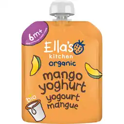Albert Heijn Ella's kitchen Mango yoghurt 6m+ aanbieding
