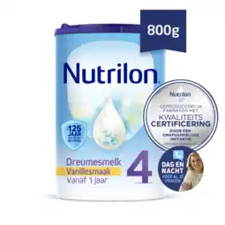 Albert Heijn Nutrilon 4 dreumesmelk vanille 1+ jaar aanbieding