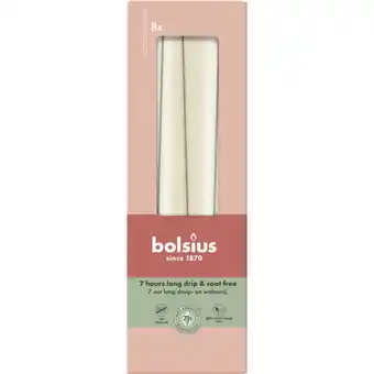 Albert Heijn Bolsius Gotische kaarsen soft pearl 24cm aanbieding