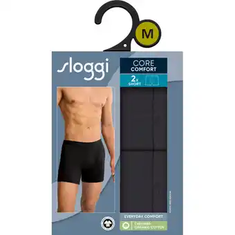 Albert Heijn Sloggi Core comfort short zwart maat M aanbieding