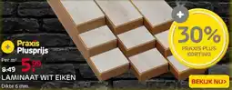 Praxis Laminaat wit eiken aanbieding