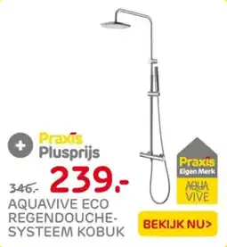 Praxis Aquavive eco regendouchesysteem kobuk aanbieding