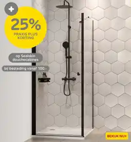 Praxis Op Sealskin douchecabines aanbieding