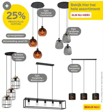 Praxis Op hanglampen aanbieding