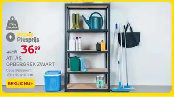 Praxis Atlas opbergrek zwart aanbieding