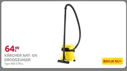 Praxis Kärcher nat en droogzuiger aanbieding