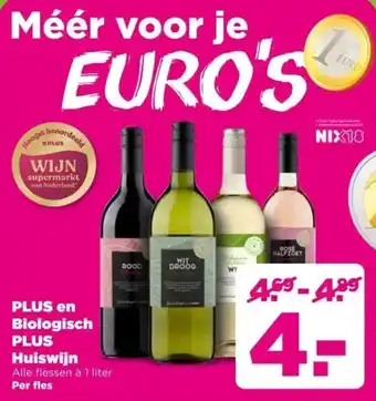 PLUS PLUS en Biologisch PLUS Huiswijn aanbieding