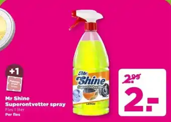 PLUS Mr Shine Superontvetter spray aanbieding