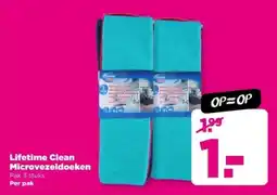 PLUS Lifetime Clean Microvezeldoeken aanbieding