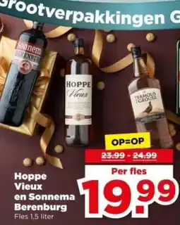 PLUS Hoppe Vieux en Sonnema Berenburg aanbieding
