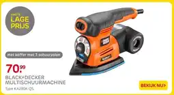 Praxis Black+decker multischuurmachine aanbieding