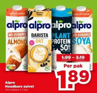 PLUS Alpro Houdbare zuivel aanbieding