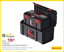 Praxis Q-brick gereedschapskofferset aanbieding