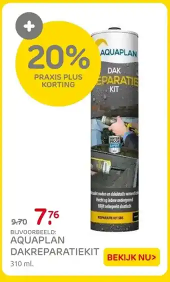 Praxis Aquaplan dakreparatiekit aanbieding