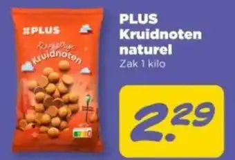 PLUS PLUS Kruidnoten naturel aanbieding