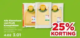 PLUS Alle Klaverland van PLUS Kaasplakken aanbieding