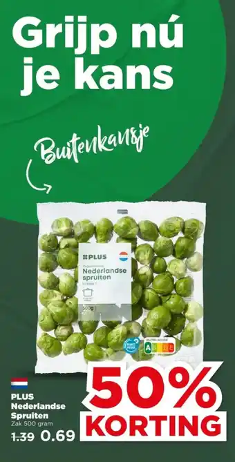 PLUS PLUS Nederlandse Spruiten aanbieding