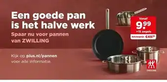 PLUS Een goede pan is het halve werk aanbieding
