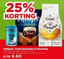 PLUS Affligem, Tripel Karmeliet en Brewdog aanbieding