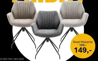 IN.HOUSE Stoel Masanta aanbieding
