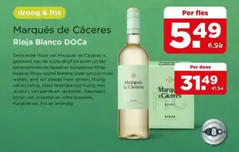 PLUS Marqués de Cáceres Rioja Blanco DOCa aanbieding