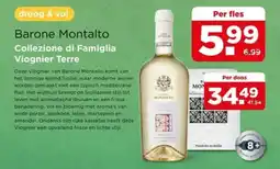 PLUS Barone Montalto Collezione di Famiglia Viognier Terre aanbieding