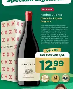 PLUS Andrés Alonso Garnacha & Syrah Magnum aanbieding