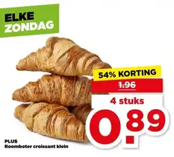 PLUS PLUS Roomboter croissant klein aanbieding