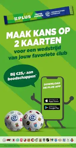 PLUS Maak kans op 2 kaarten aanbieding