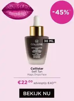 ICI Paris XL Collistar Self Tan aanbieding