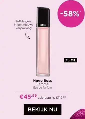 ICI Paris XL Hugo Boss Femme aanbieding
