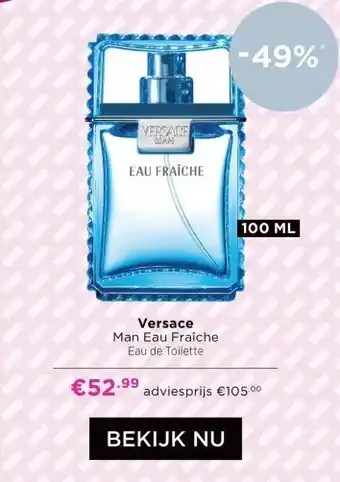 ICI Paris XL Versace Man Eau Fraiche aanbieding
