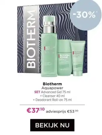 ICI Paris XL Biotherm Aquapower aanbieding