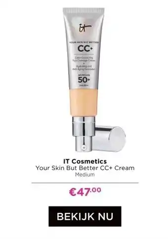 ICI Paris XL IT Cosmetics Your Skin But Better CC+ Cream aanbieding
