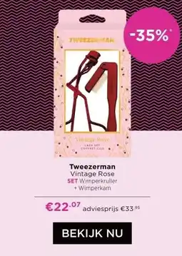 ICI Paris XL Tweezerman Vintage Rose aanbieding