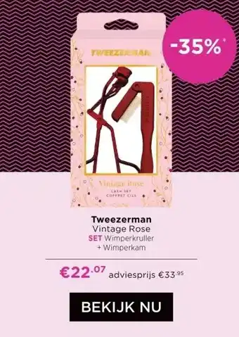 ICI Paris XL Tweezerman Vintage Rose aanbieding