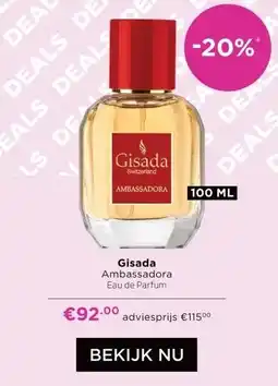 ICI Paris XL Gisada Ambassadora aanbieding