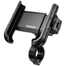 ANWB Wegman Telefoonhouder Fiets met Snelsluit klem Zwart aanbieding