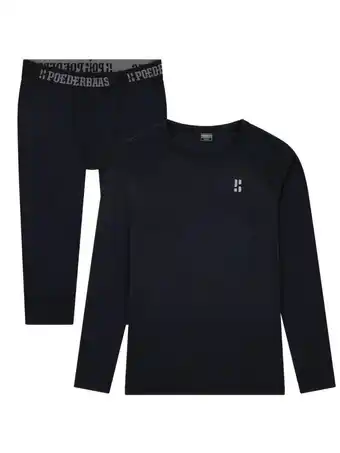 ANWB Poederbaas Merino 3/4 Heren Thermoset Zwart aanbieding