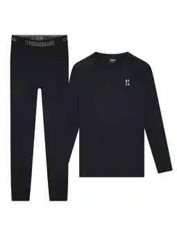 ANWB Poederbaas Merinowol Dames Thermoset Zwart aanbieding