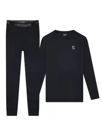 ANWB Poederbaas Merinowol Dames Thermoset Zwart aanbieding