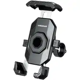 ANWB Wegman Telefoonhouder Fiets met Automatische Sluiting Zwart aanbieding