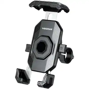 ANWB Wegman Telefoonhouder Fiets met Automatische Sluiting Zwart aanbieding