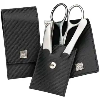 Douglas ERBE Carbon Manicure Pocket Case MAN Range Carbon, black, 3 pcs aanbieding