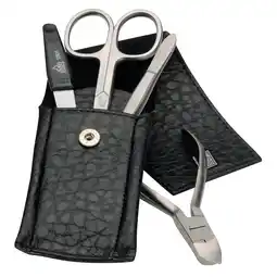 Douglas ERBE Manicureset 'Pocket' serie, zwart, 4 st aanbieding