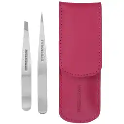 Douglas Tweezerman Petite Tweeze Set with Case - Pink aanbieding