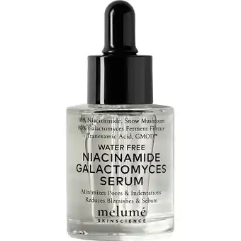 Douglas melumé Water-free Niacinamide Galactomyces Serum aanbieding