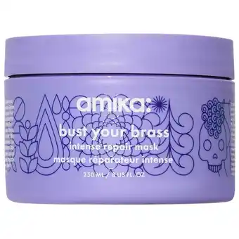 Douglas Amika bust your brass cool blonde intense repair mask aanbieding